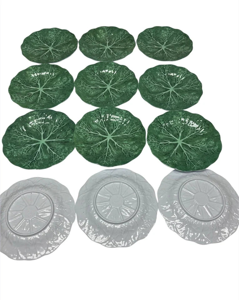 cabbage plates 8” inch set of 12 pcs new